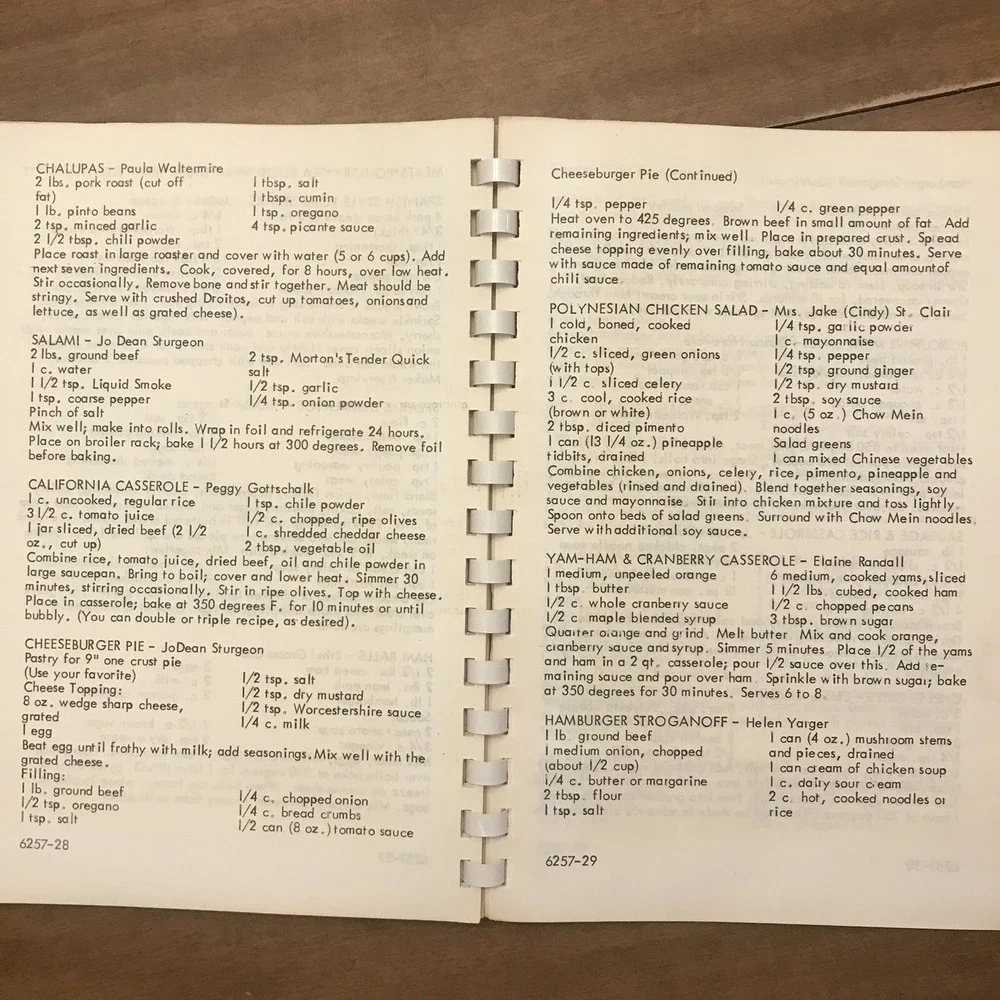 Beta Sigma Phi Cookbook Perry Oklahoma Recipes From Our Finest Cooks Spiral